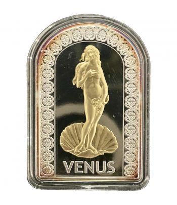 Moneda de Plata 10 Diners Andorra 2012 Diosa Venus.  - 1