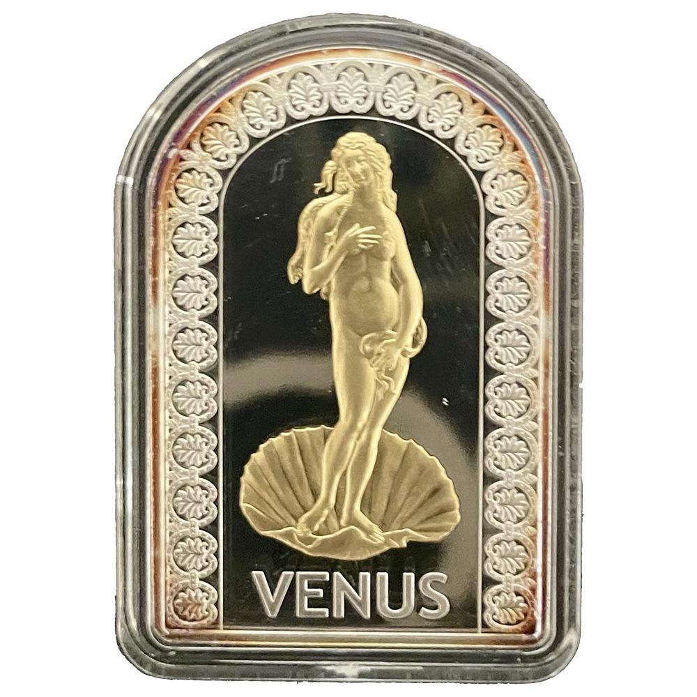 Moneda de Plata 10 Diners Andorra 2012 Diosa Venus.  - 1