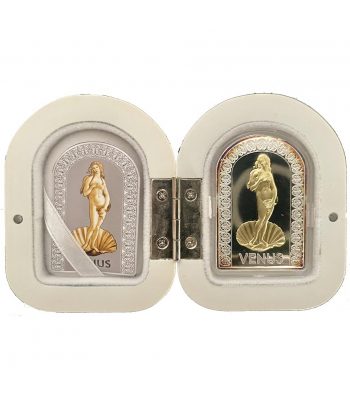 Moneda de Plata 10 Diners Andorra 2012 Diosa Venus.  - 3