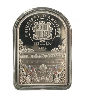 Moneda de Plata 10 Diners Andorra 2012 Justicia.  - 2