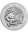 Moneda 2 onzas de plata Inglaterra 5 Pounds 2026 the Queen’s Lion.  - 1