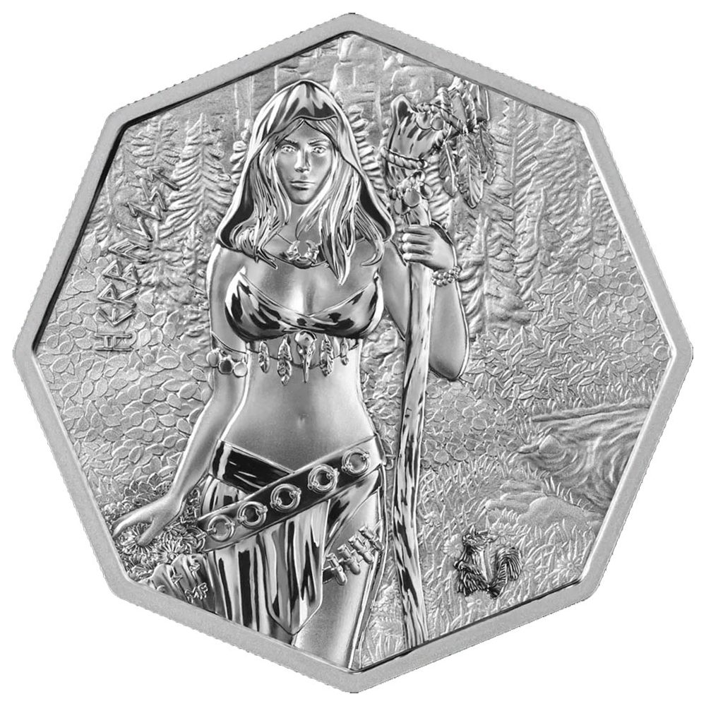 Moneda onza de Plata 5 Mark Alemania 2025 Herbolaria.  - 1