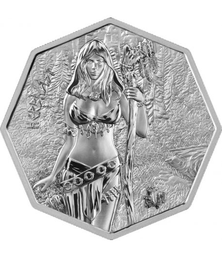 Moneda onza de Plata 5 Mark Alemania 2025 Herbolaria.  - 1