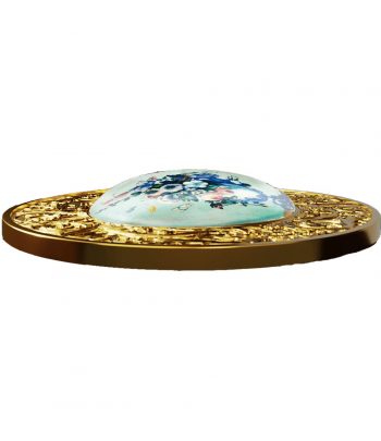 Moneda 500 Francs Camerún 2025 Cézanne. Plata  - 3