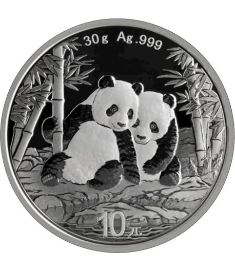 Moneda de plata China 10 Yuan Panda 2026.  - 1
