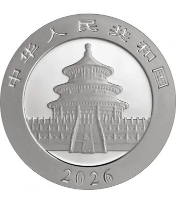Moneda de plata China 10 Yuan Panda 2026.  - 2