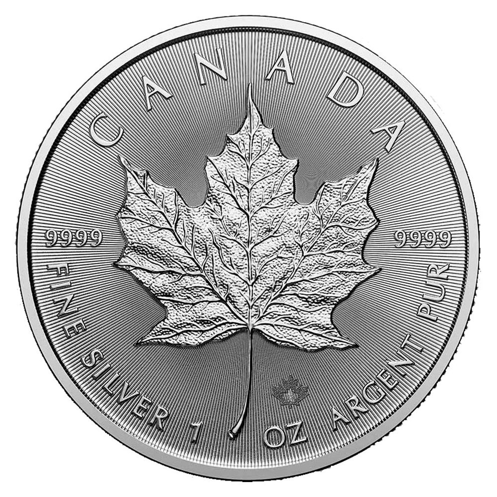 Moneda onza de plata 5$ Canadá Maple 2026.  - 1