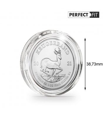 LEUCHTTURM Cápsula Ultra Perfect Fit 1 onza Krugerrand. 39mm. 10 u.  - 2