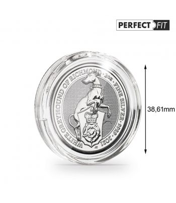 LEUCHTTURM Cápsula Ultra Perfect Fit 2 onzas Queen's Beasts. 38,61 mm. 10 u.  - 1