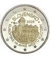 moneda 2 euros Eslovaquia 2026 castillo de Trencin.  - 1