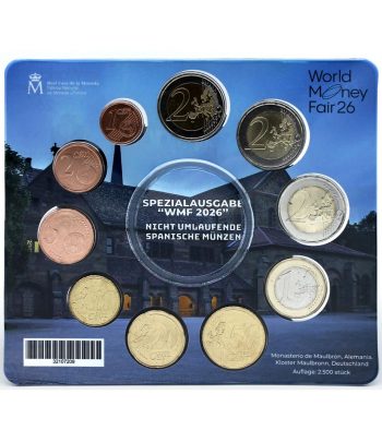 Cartera oficial euroset España 2026 Emisión Berlín.  - 2