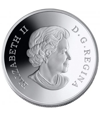 Moneda Canadá 30$ 2006 Trineo de perros Huskies. Plata  - 2