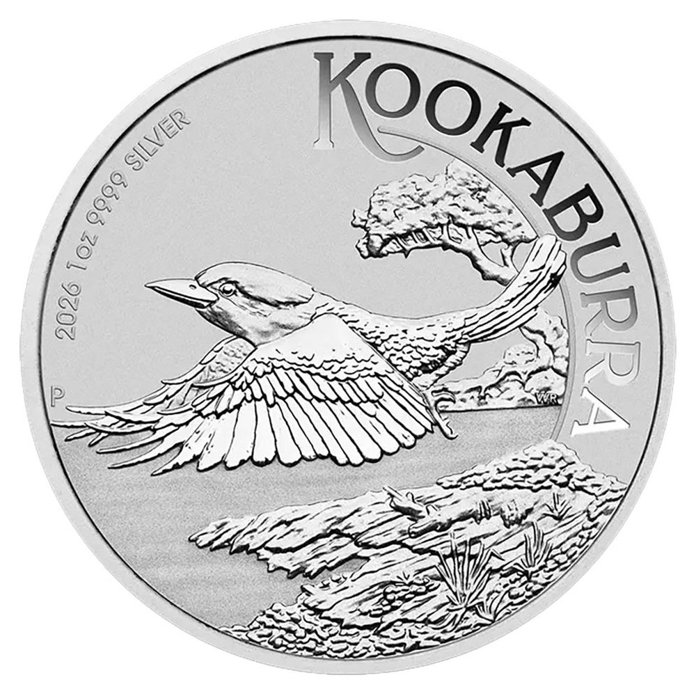 Moneda de plata 1$ Australia Kookaburra 2026  - 1