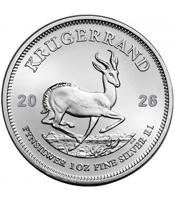 Moneda de plata 1 Rand Sudafrica Krugerrand 2026  - 1