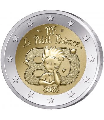 moneda 2 euros Francia 2026 El Principito.  - 1