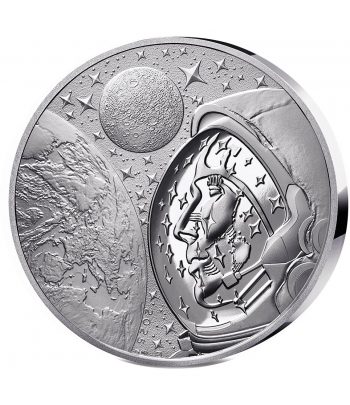 Moneda 25 euros de plata Francia 2025 Odisea Espacial. 2 onzas.  - 1