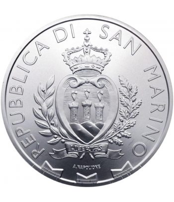 Moneda de plata San Marino 5 Euros 2026 Halcón Peregrino  - 2
