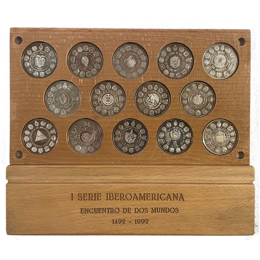 Monedas 1991 I Serie Iberoamericana Encuentro entre 2 mundos.  - 1