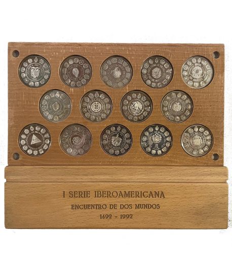 Monedas 1991 I Serie Iberoamericana Encuentro entre 2 mundos.  - 1