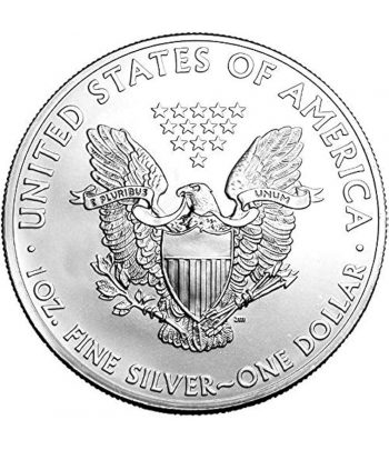 Moneda de plata 1$ Estados Unidos Liberty 2001.  - 2