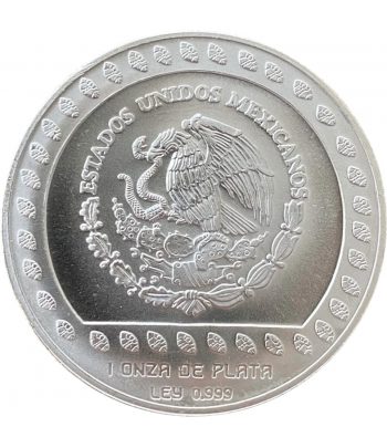 Moneda de plata 100 Pesos México 1992 Guerrero Águila  - 2