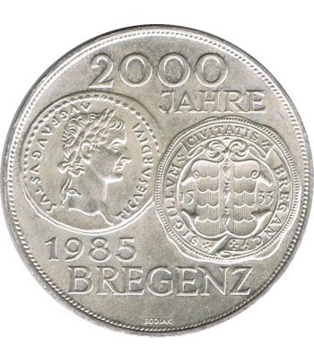 Austria 500 schillings 1985 2000 Años Bregenz. Plata  - 1
