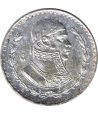 Moneda de plata México 1 peso 1964 Morelos.  - 1