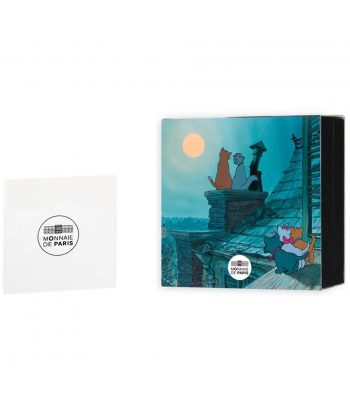 Moneda 10 euros de plata Francia 2025 Disney Los Aristogatos. Proof  - 3