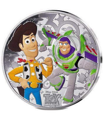 Moneda 10 euros de plata Francia 2025 Disney Toy Story. Proof  - 1