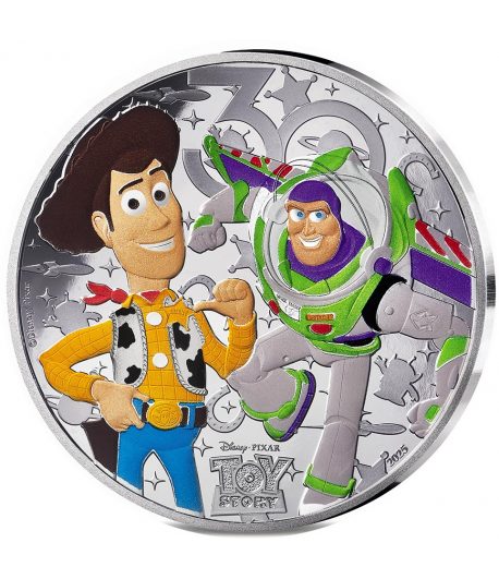 Moneda 10 euros de plata Francia 2025 Disney Toy Story. Proof  - 1
