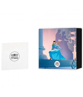 Moneda 10 euros de plata Francia 2025 Disney Cenicienta. Proof  - 3