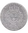 Moneda 1 ECU Francia 1726 Luis XV Orleans. Plata  - 2