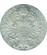 Moneda Austria Thaler 1780. Reacuñación. Plata  - 2