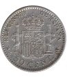 Moneda de España 50 céntimos de Plata 1910 *10 Alfonso XIII PC V.  - 2