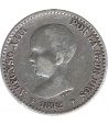 Moneda de España 50 céntimos de Plata 1892 *92 Alfonso XIII PG M.  - 1