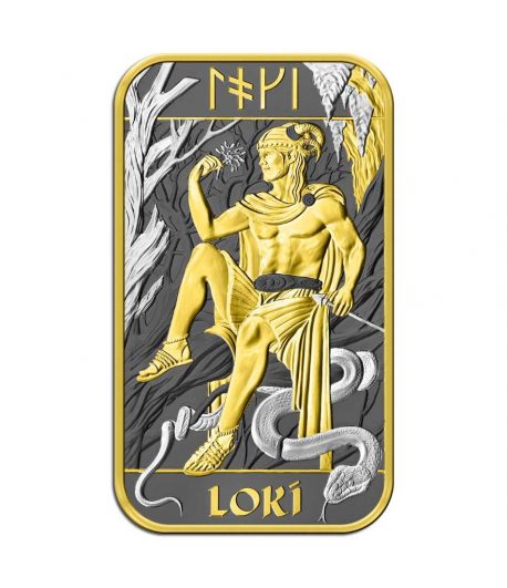 Moneda de plata Gran Bretaña 2026 Lingote. Loki  - 1