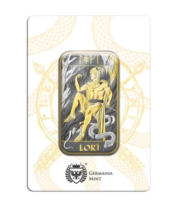 Moneda de plata Gran Bretaña 2026 Lingote. Loki  - 2