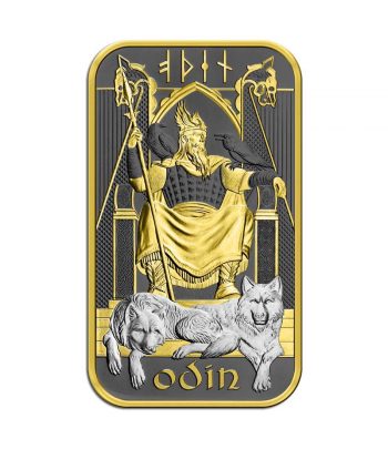 Moneda de plata Gran Bretaña 2026 Lingote. Odin  - 1
