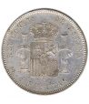 Moneda de España 5 Pesetas Plata 1898 *98 Alfonso XIII SG V.  - 2