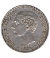 Moneda de España 5 Pesetas Plata 1878 *78 Alfonso XII EM M.  - 1