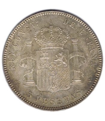 Moneda de España 5 Pesetas Plata 1899 *99 Alfonso XIII SG V.  - 2
