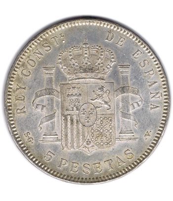Moneda de España 5 Pesetas Plata 1899 *99 Alfonso XIII SG V.  - 2