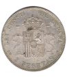 Moneda de España 2 Pesetas Plata 1905 *05 Alfonso XIII SM V.  - 2