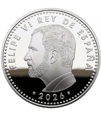 Moneda de España 10 euros 2026 Almudena Grandes. Plata  - 2