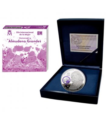 Moneda de España 10 euros 2026 Almudena Grandes. Plata  - 3