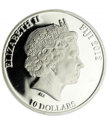 Moneda 10$ Fifji 2012. Saint Olga. Plata  - 2