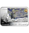 Moneda 1$ Niue 2007 Van Gogh. Plata color.  - 2