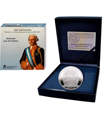 Moneda de España 10 euros 2025 250 aniversario EEUU. Córdova.  - 3