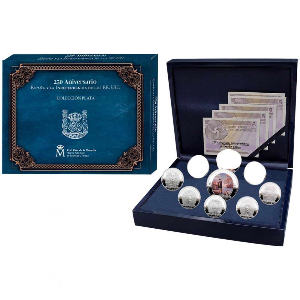 Moneda 2026 250 aniversario EEUU. 6 monedas de plata  - 1