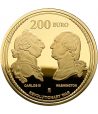 Moneda de España 200 euros 2026 250 aniversario EEUU. Isabel I. Oro  - 2